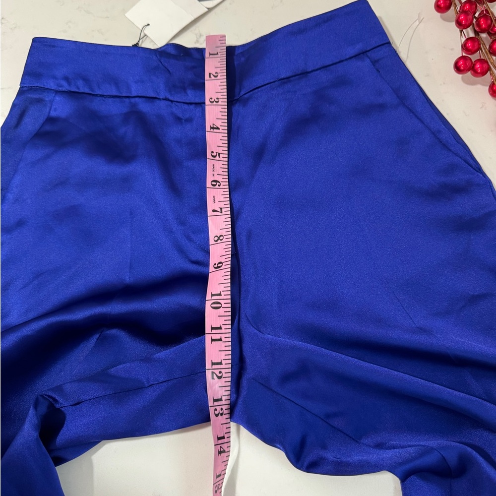 Zara Royal Blue Wide Leg Pants - Picture 10 of 14